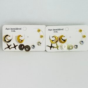 Kit Brinco aço inox 5
