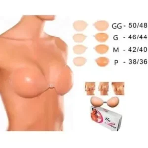 Alternative view of silicone unbra