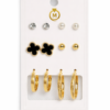 Kit de Brincos Femininos Delicados com 6 Pares - Ref. 2